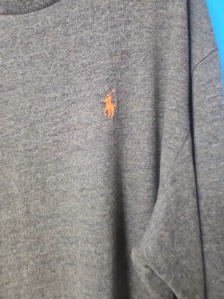 Maglia Polo Ralph Lauren grigia girocollo