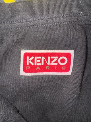 Camiseta Kenzo Negra con Tigre