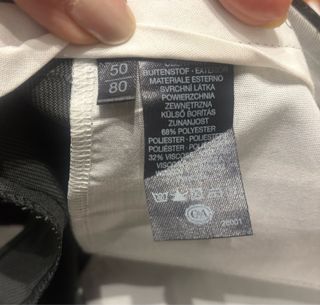 Pantalón de vestir gris mil rallas caballero