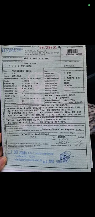 Mercedes-Benz  CLK 2008