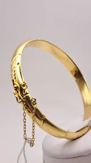 Pulsera Brazalete Oro 18k