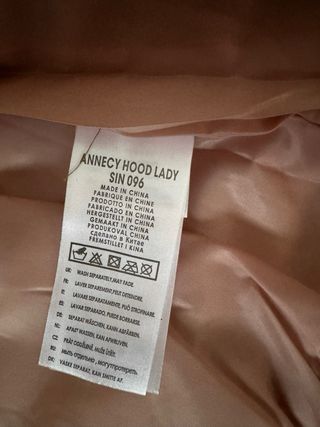 Abrigo Geographical Norway rosa talla S