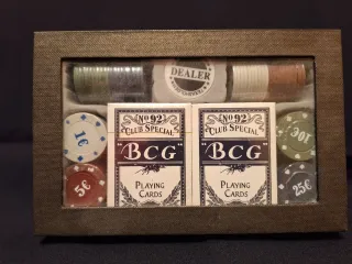 Juego de Póker con Cartas y Fichas