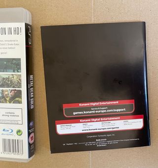 Metal Gear Solid HD Collection PS3