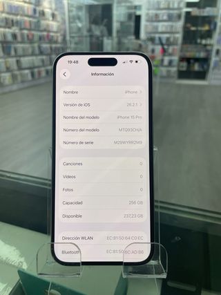 iPhone 15 Pro 256GB Blanco
