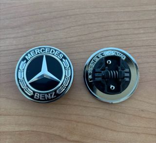 Emblema Mercedes Benz 57mm Negro Nuevo