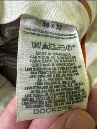 Pantalones Levi's de pana grises T.36