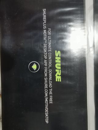 Micrófono Shure MV7 USB/XLR Negro