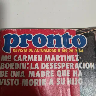 Revista pronto N615 año 1984