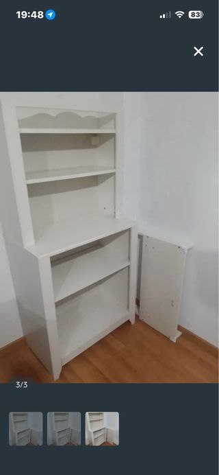 Mueble cambiador blanco