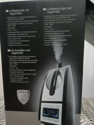 Humidificador Medisana PR H90 Nuevo, en su propia