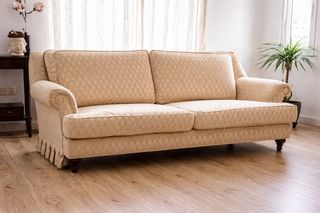 Sofá 3 plazas + 2 sillones clásico beige