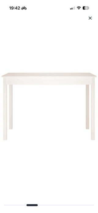 Mesa de comedor o cocina madera blanca