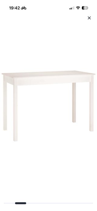 Mesa de comedor o cocina madera blanca