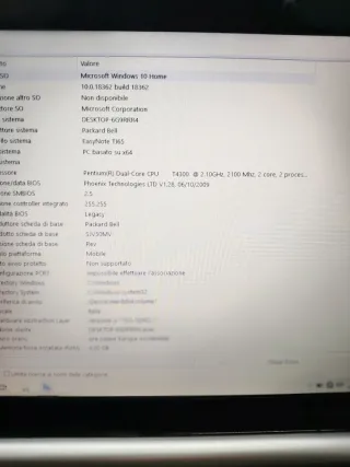 Packard Bell PC Portatile Nero