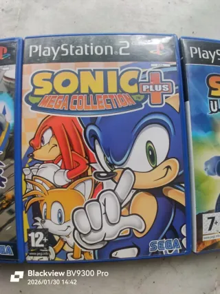 Sonic PS2: Riders, Mega Collection, Unleashed