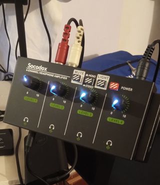 Socodox Amplificatore Cuffie 4 Canali