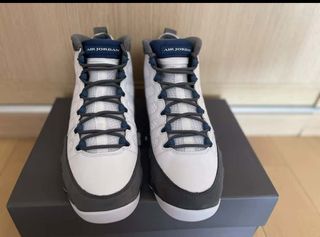 Jordan 9 Retro Talla 41 Gris Blanco