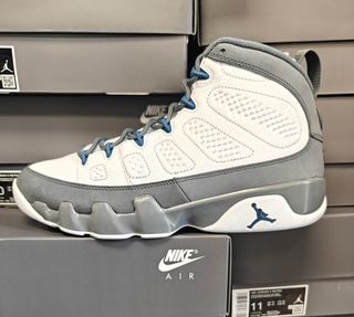 Jordan 9 Retro Talla 41 Gris Blanco