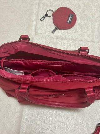 Bolso Desigual Rojo con Monedero y Bandolera