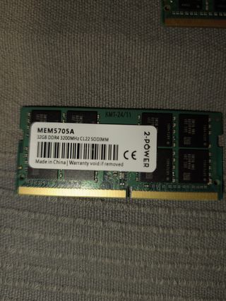 RAM DDR4 SODIMM 32GB 3200MHz