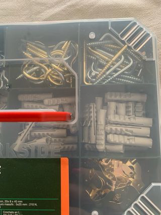 Set Parkside ganci e tasselli