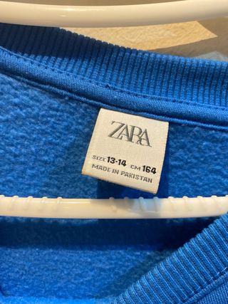 Sudadera Zara Azul