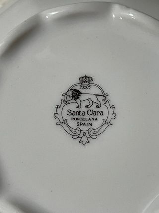 Juego 2 Tazas Consomé con plato Santa Clara