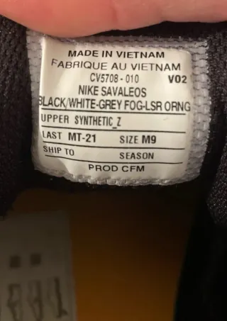 Nike Savaleos Zapatillas Halterofilia Negras