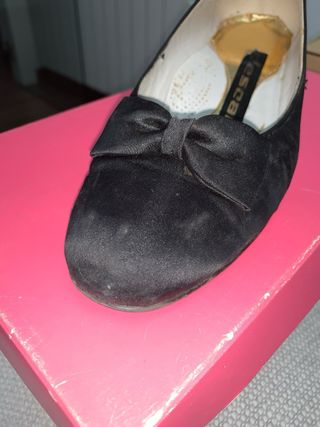 Zapatos de Fallera Negros Descans Talla 38