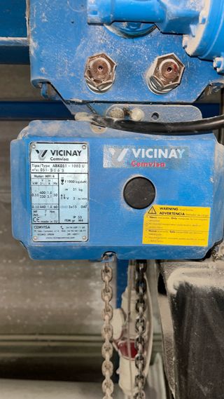 Polipasto Eléctrico 1000Kg Vicinay