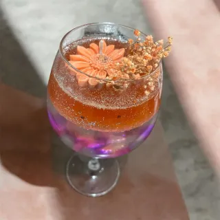 Copa Vela Gel Decorativa Flores Amarillas