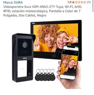 Videoportero Eura VDP-49A3-2TY Tuya Wi-Fi AHD RFID