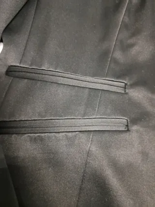 Giacca elegante nera in raso