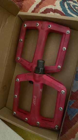 Pedales de Bicicleta Rojos iPSXP