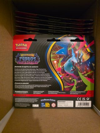 Blister Pokémon 3 Sobres Fuegos Fantasmales