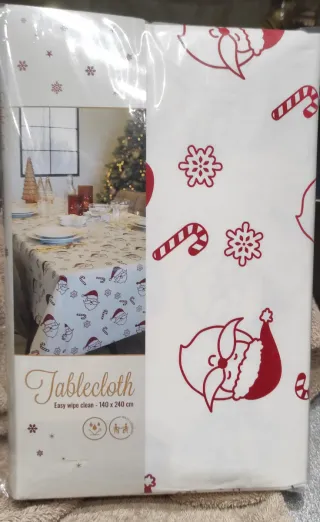Mantel hule plástico 140x240 cm