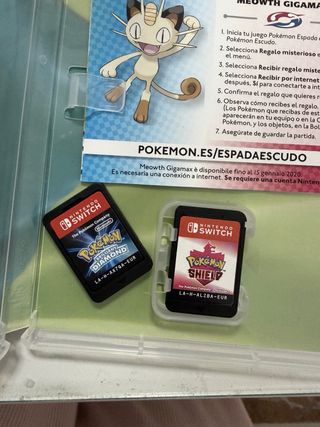 Pokemon Escudo y Diamante Brillante Switch