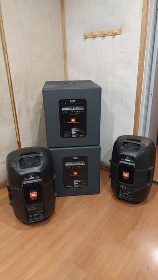 Conjunto JBL Eon 515XT + 518S