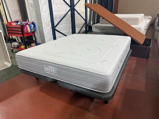 2BASES Y COLCHON FLEX PALCE VISCO 160x190