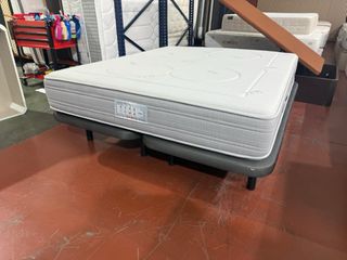 2BASES Y COLCHON FLEX PALCE VISCO 160x190