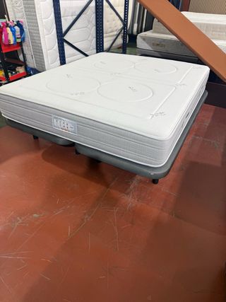 2BASES Y COLCHON FLEX PALCE VISCO 160x190