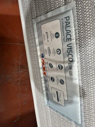 2BASES Y COLCHON FLEX PALCE VISCO 160x190