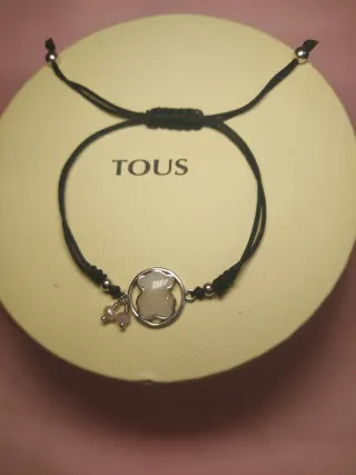 Pulsera Tous Oso Rosa claro Ajustable