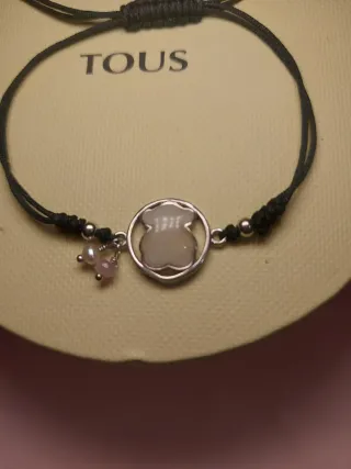 Pulsera Tous Oso Rosa claro Ajustable