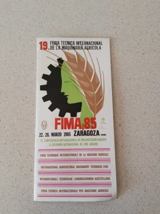 Feria FIMA 85 Cartel Zaragoza,más toda la publicid