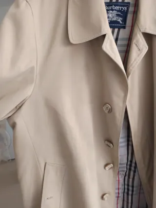 Gabardina Burberry Vintage Beige