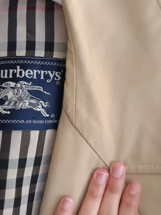 Gabardina Burberry Vintage Beige