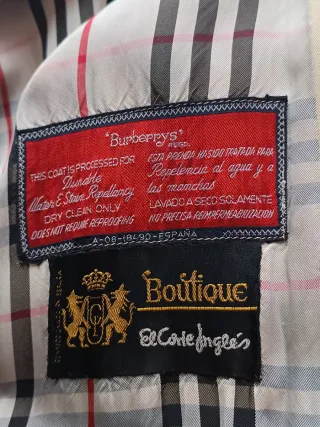 Gabardina Burberry Vintage Beige