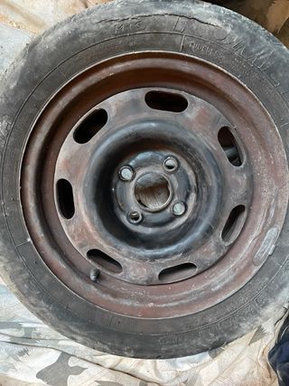 4 Llantas Acero VW 6x14